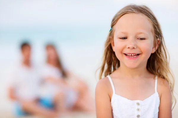 Adorável menina em férias — Fotografia de Stock