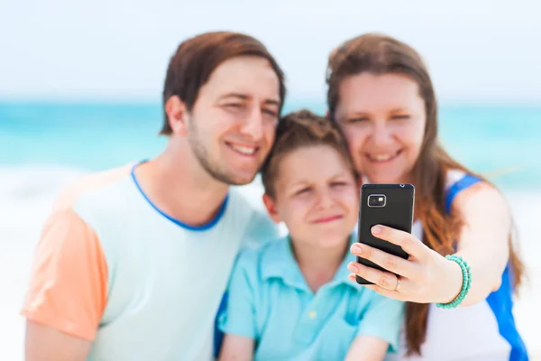 Familienurlaub Porträt — Stockfoto