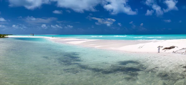 Hermosa playa caribeña Panorama — Foto de Stock