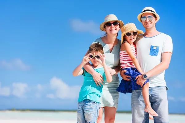 Familienurlaub Porträt — Stockfoto