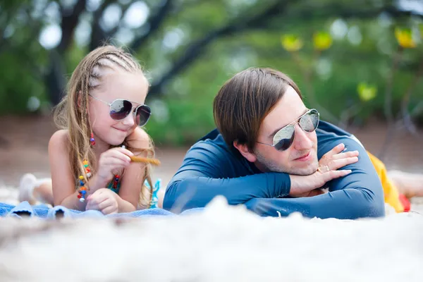 Padre e hija — Foto de Stock