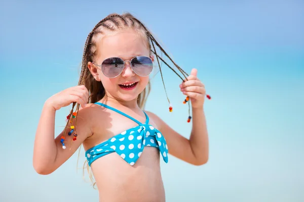 Little girl on vacation — Stock Photo, Image