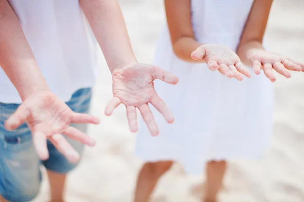 Kids hands — Stock Photo, Image