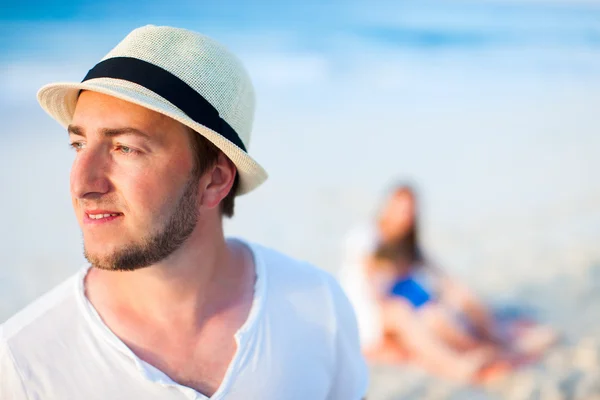 Young handsome man on vacation — Stock Photo, Image