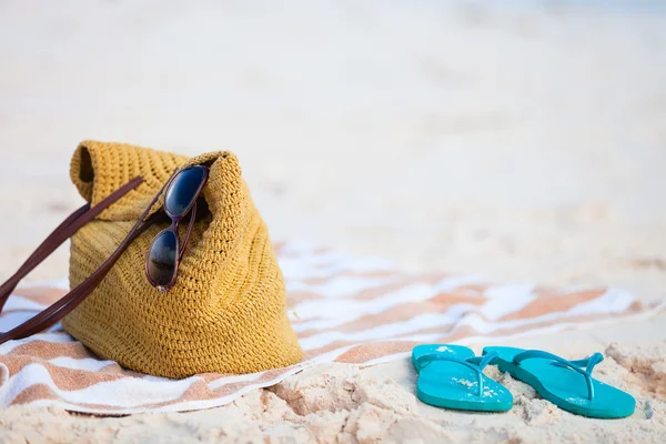 Strandsemester på nära håll — Stockfoto