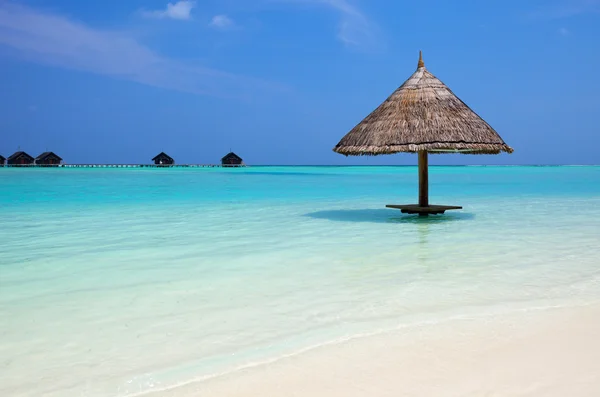 Belle plage tropicale aux Maldives — Photo