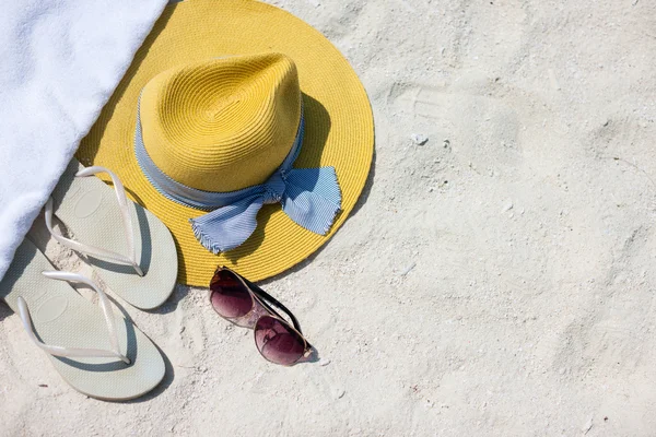 Férias na praia essenciais — Fotografia de Stock