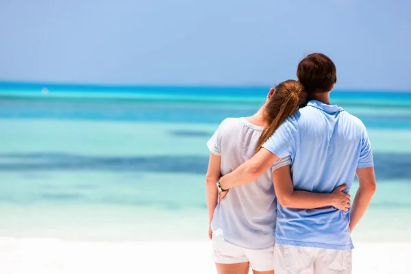 Par på tropical beach — Stockfoto
