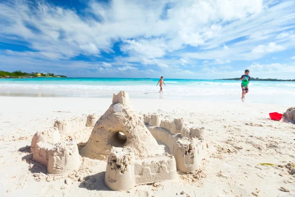 Castelo de areia — Fotografia de Stock