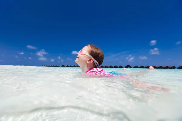 Menina em férias — Fotografia de Stock