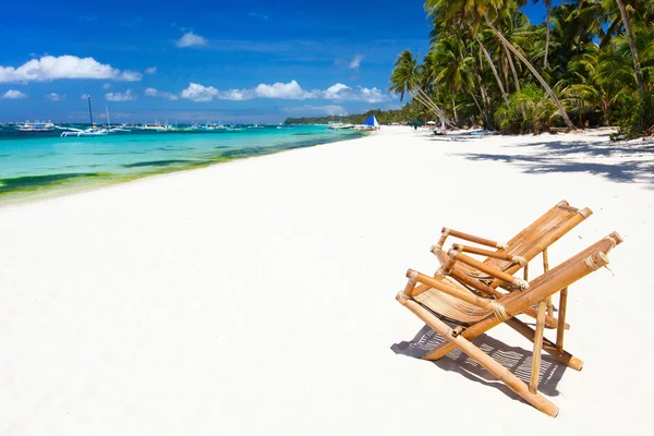 Idyllischer tropischer Strand — Stockfoto