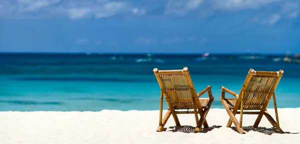 Spiaggia tropicale idilliaca — Foto Stock