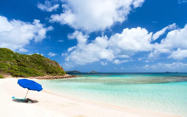 Imagem praia perfeita no Caribe — Fotografia de Stock