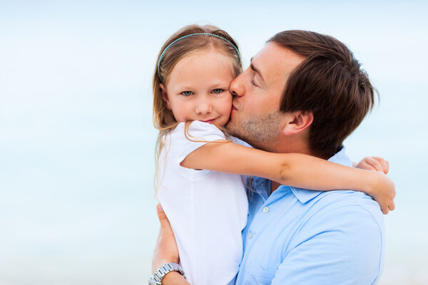 Father and daughter