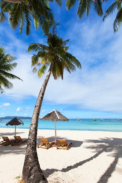 Idyllischer tropischer Strand — Stockfoto