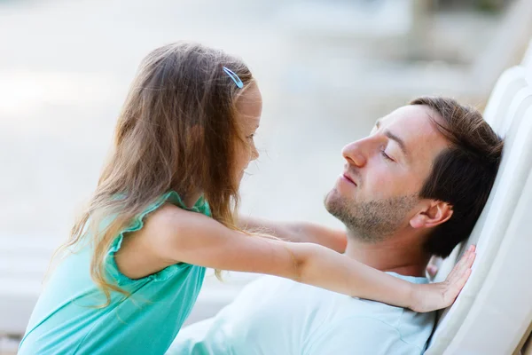 Vater und Tochter — Stockfoto