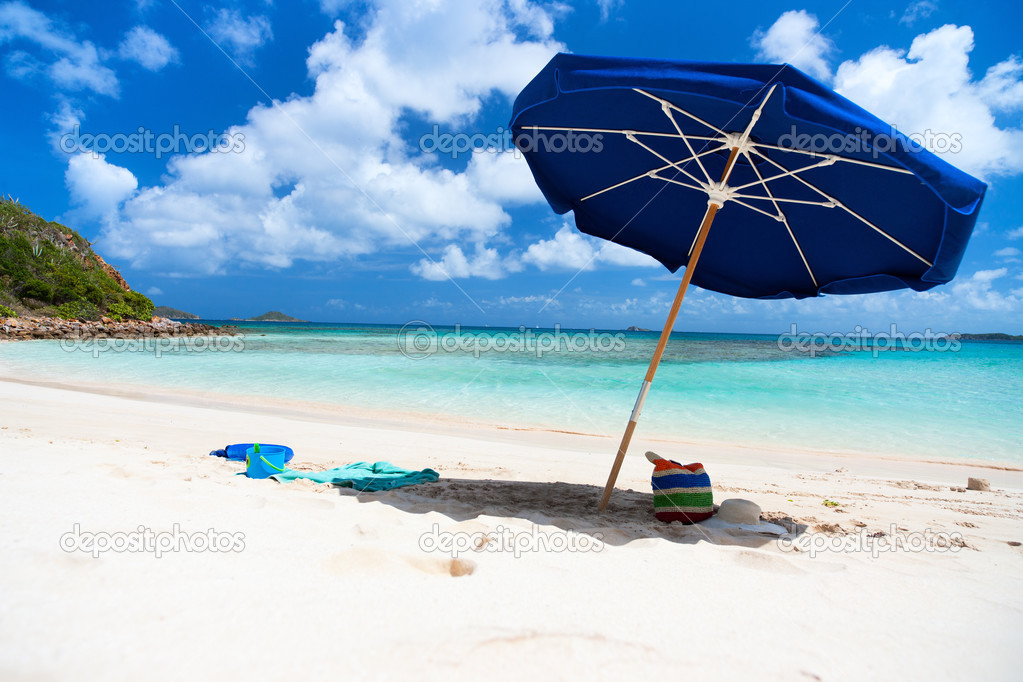 Picture perfect beach at Caribbean