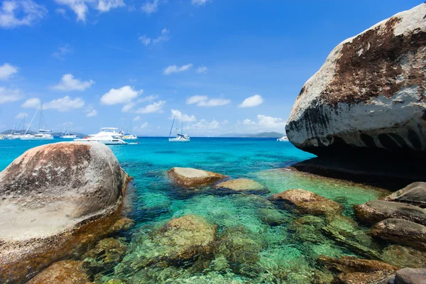 Stunning beach at Caribbean — Stock Photo, Image