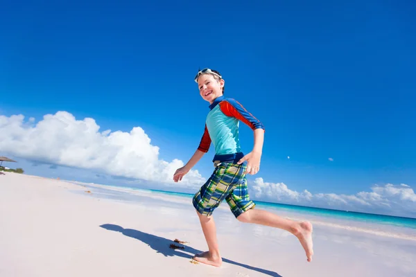 Happy boy on vacation — Stock Photo, Image