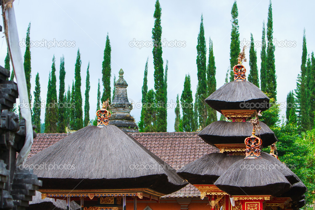 Balinese temple roof