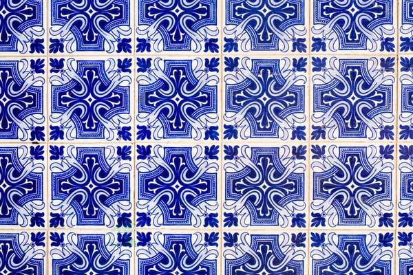 Фрагмент Традиційної Плитки Азулехос Фасаду Старого Будинку Лісабоні Португалія — стокове фото