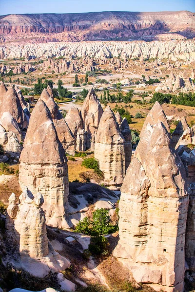 Gorkundere Valley View Rock Formations Fairy Chimneys Cappadocia Turkey — Stock Photo, Image