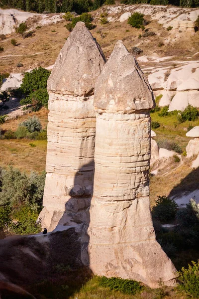 Gorkundere Valley View Rock Formations Fairy Chimneys Cappadocia Turkey — Stok fotoğraf