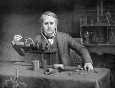Thomas Edison clipart