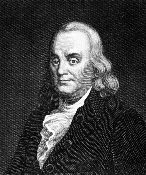 Benjamin franklin — Zdjęcie stockowe