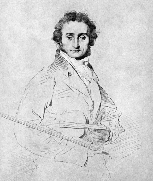 Niccolo Paganini — Stockfoto