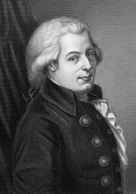 Wolfgang Amadeus Mozart clipart