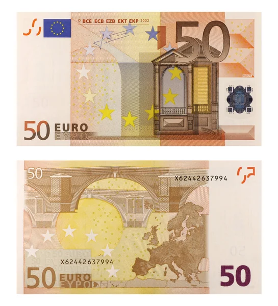 Banknot 50 euro — Zdjęcie stockowe