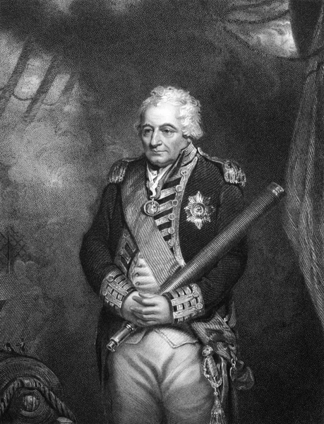John Jervis, 1st Earl of St Vincent — Stock Photo, Image