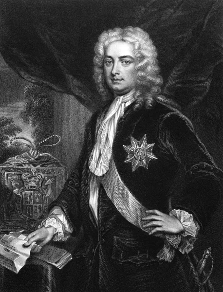 Robert walpole, 1e graaf van orford — Stockfoto