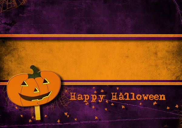 Halloween gratulationskort. — Stockfoto
