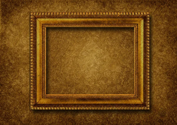 Vintage classical frame on victorian background — Stock Photo, Image