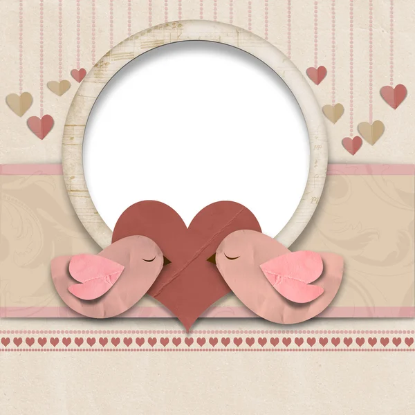 Happy Valentines Day. Background with space for text or photo — Stock Photo, Image