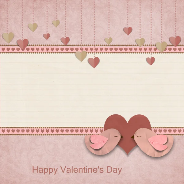 Happy Valentines Day. Background with space for text or photo — Stock Photo, Image