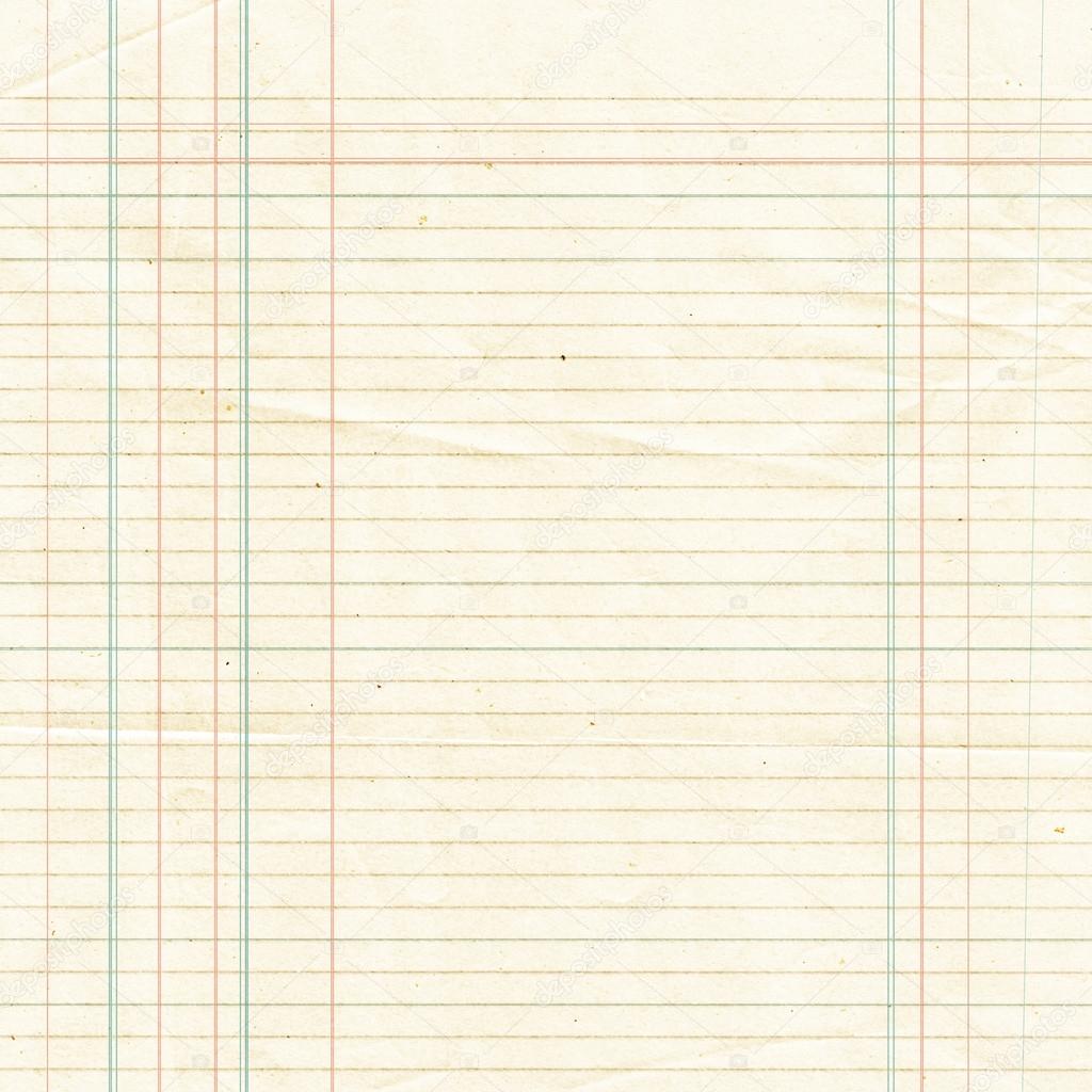 Blank yellow lined paper