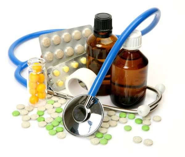 Tabletten zur Behandlung von Krankheiten — Stockfoto