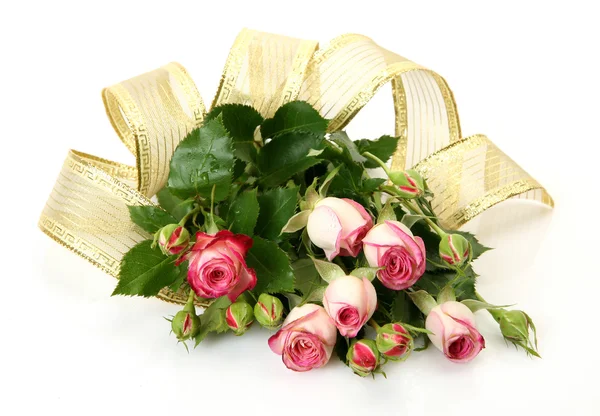 Bouquet de roses et ruban adhésif — Photo