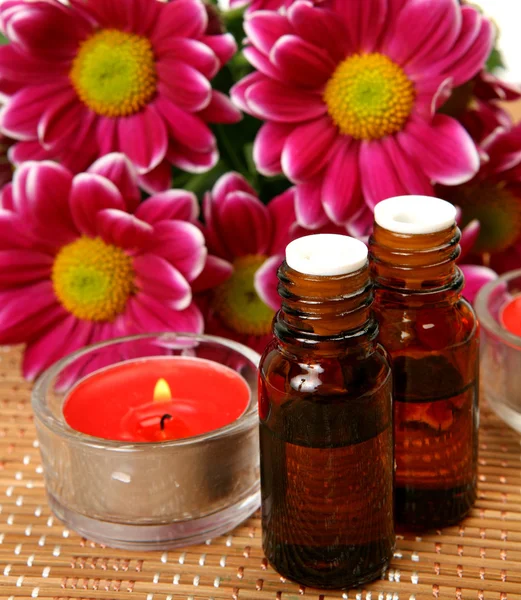 Subjects for an aromatherapy and massage — Stock Photo, Image