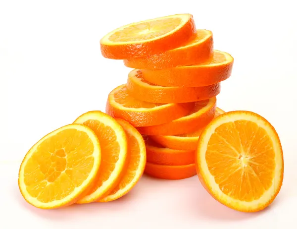 Laranjas maduras e tangerinas — Fotografia de Stock