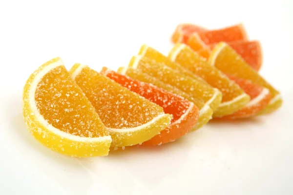 Caramelle di frutta arancione — Foto Stock