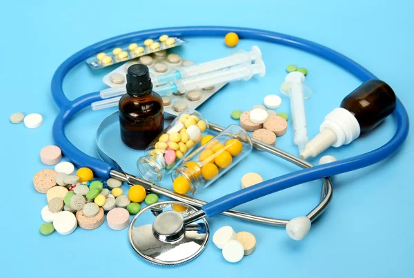 Tabletter för behandling av sjukdom — Stockfoto