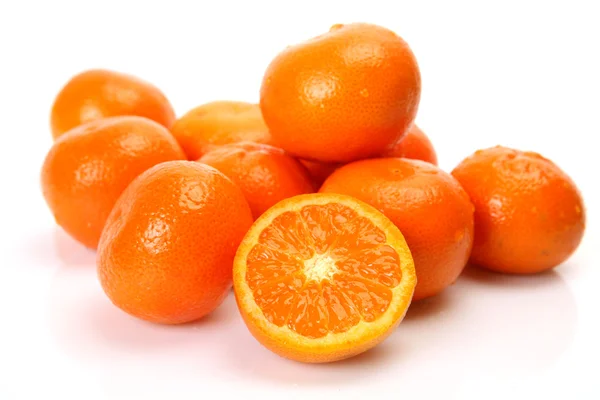 Ripe oranges and tangerines — Stock Photo, Image