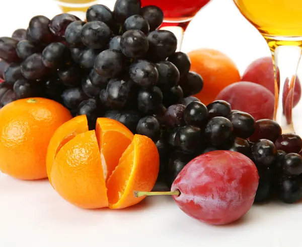 Frutas maduras para uma alimentação saudável — Fotografia de Stock