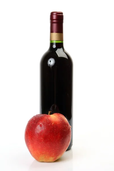 Dojrzałe owoce i wino — Zdjęcie stockowe