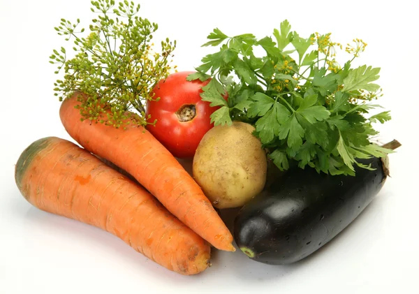 Legumes frescos para uma alimentação saudável — Fotografia de Stock