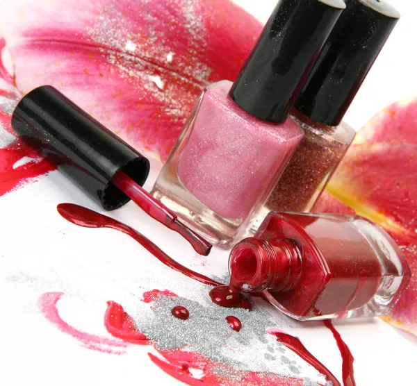 Color nail polish — Stock Photo, Image